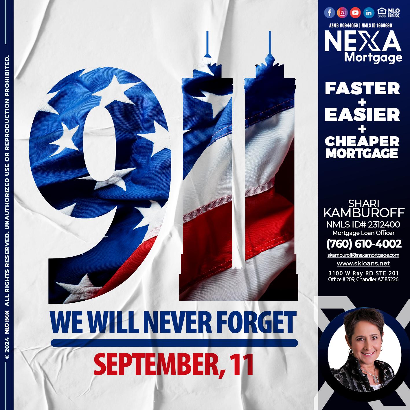 911 - Shari Kamburoff -Mortgage Loan Officer