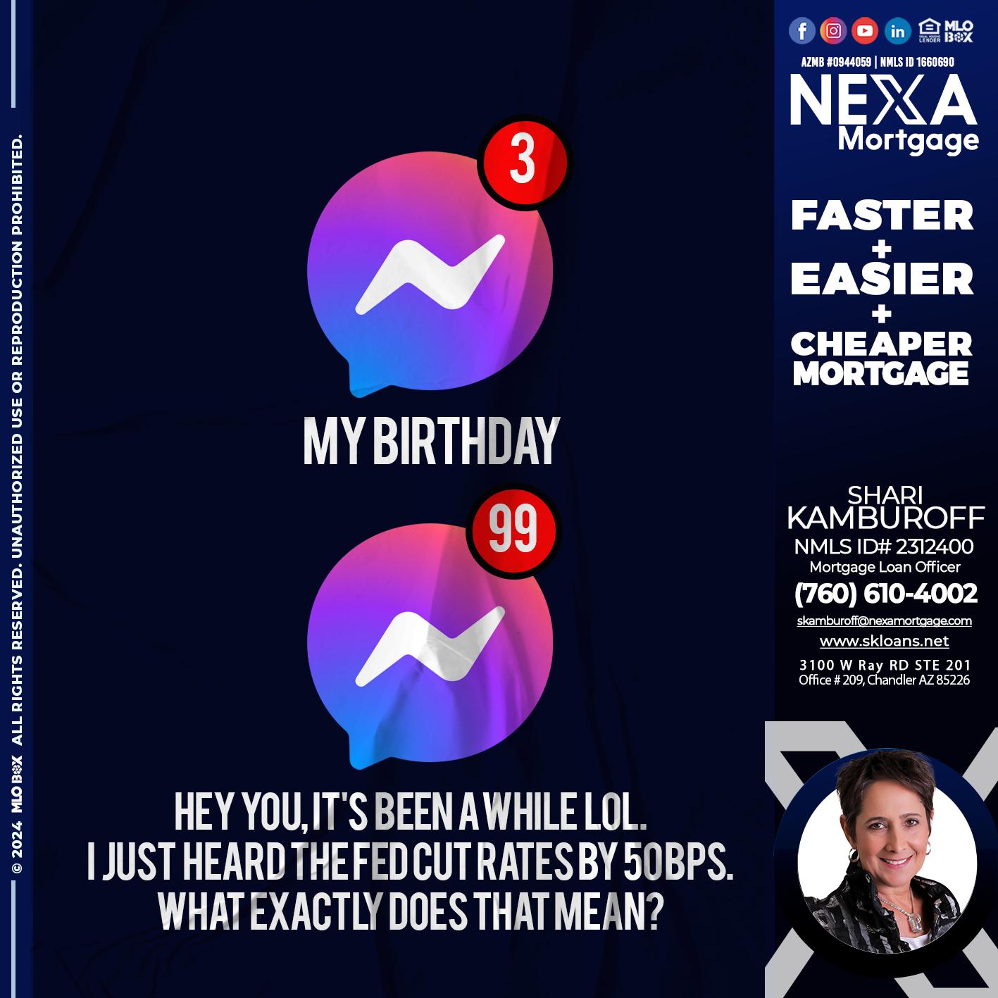 birthday - Shari Kamburoff -Mortgage Loan Officer