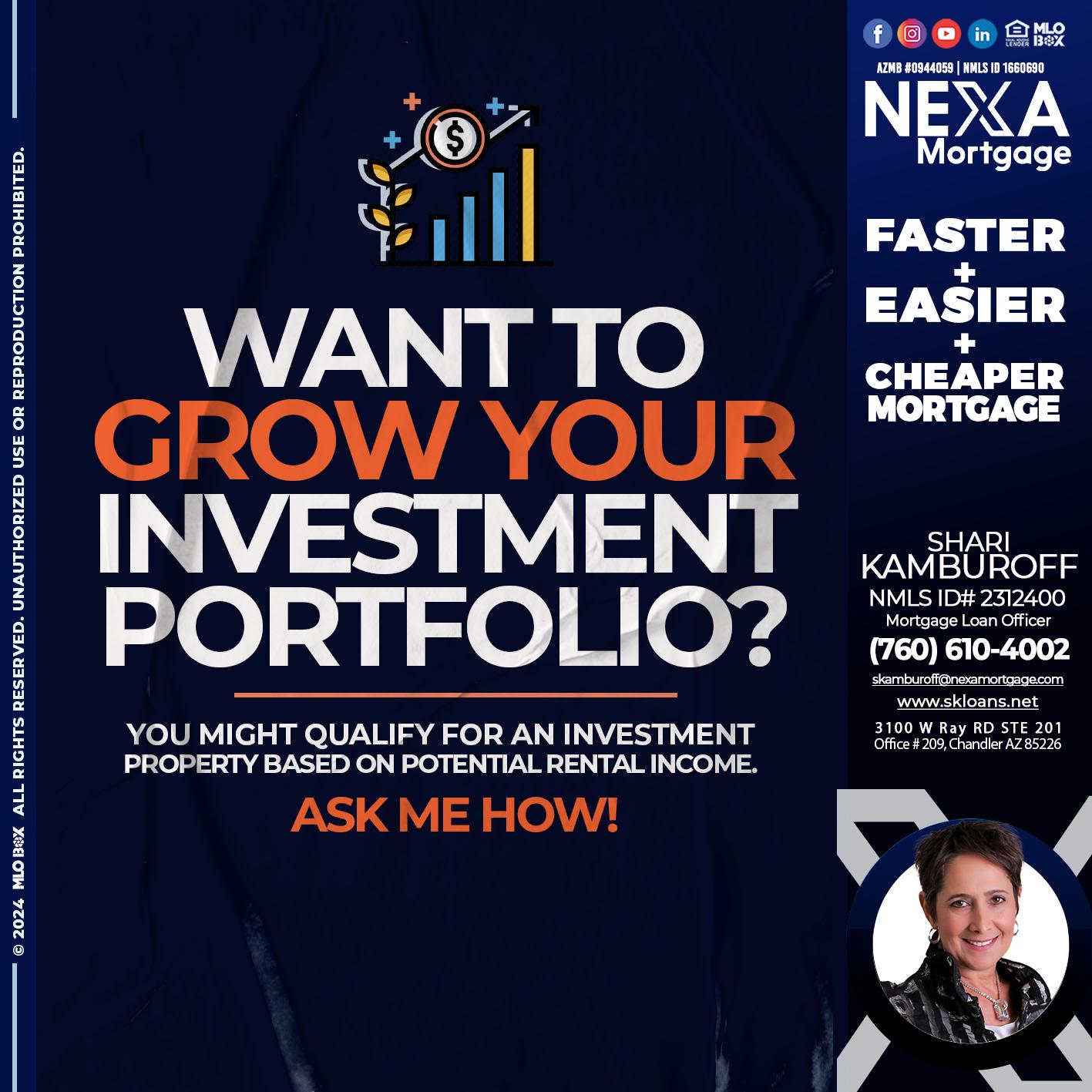 want to grow - Shari Kamburoff -Mortgage Loan Officer