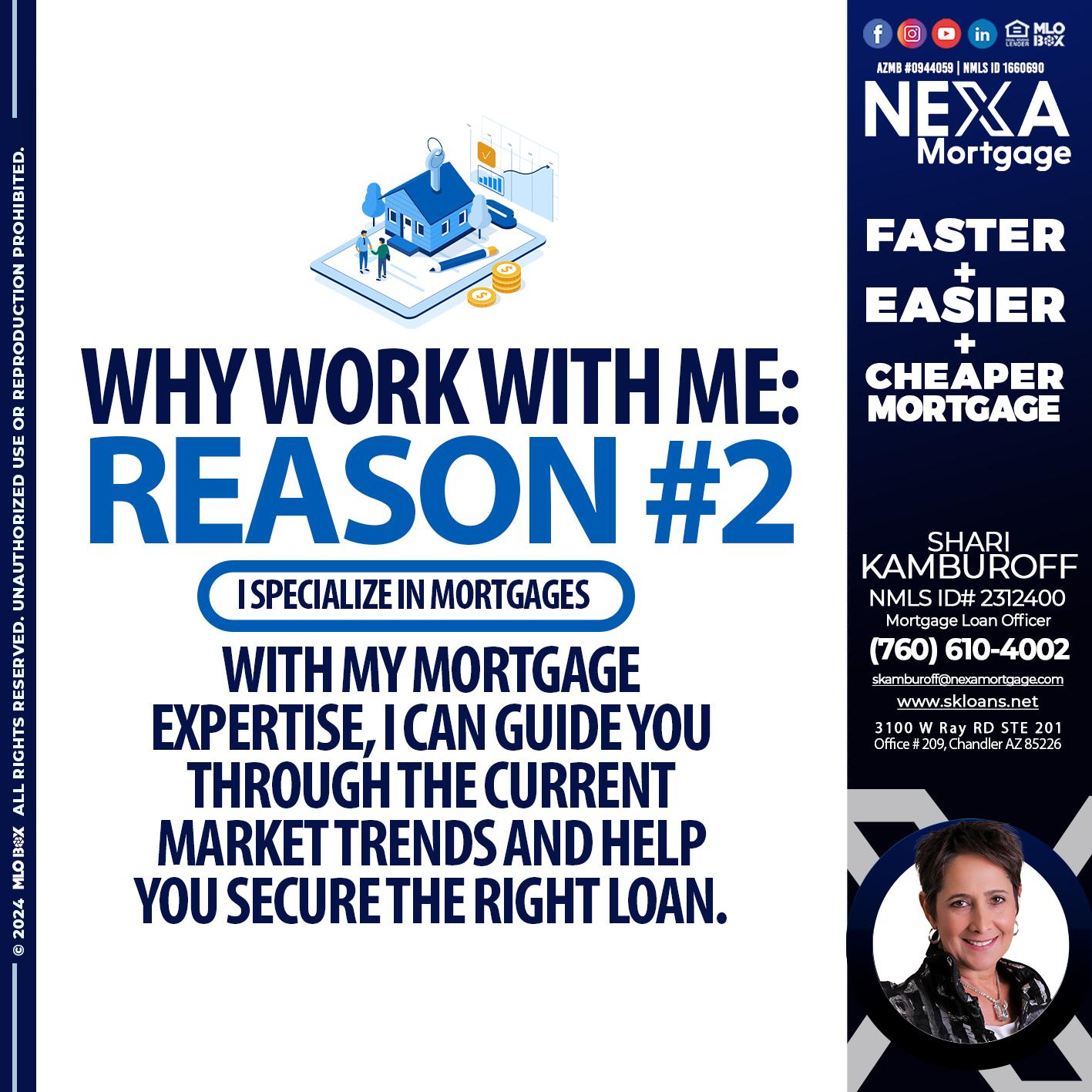 REASON 2 - Shari Kamburoff -Mortgage Loan Officer