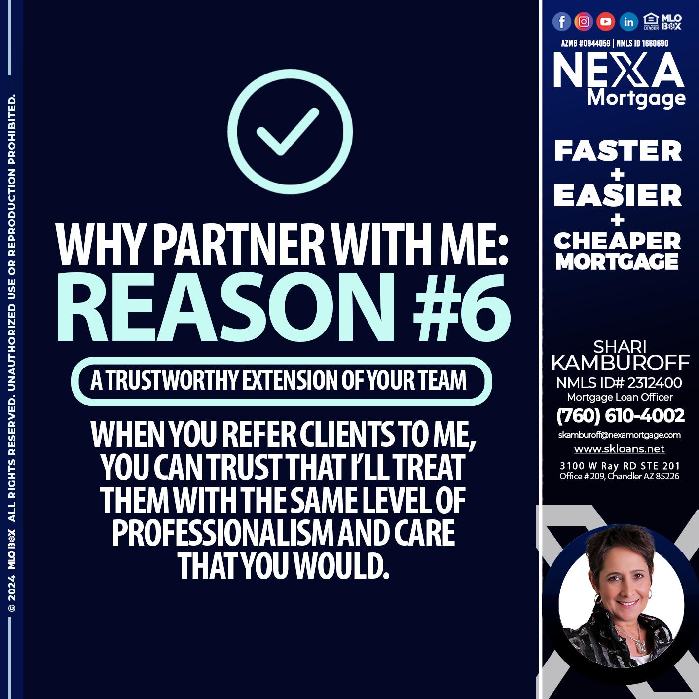 R6 - Shari Kamburoff -Mortgage Loan Officer