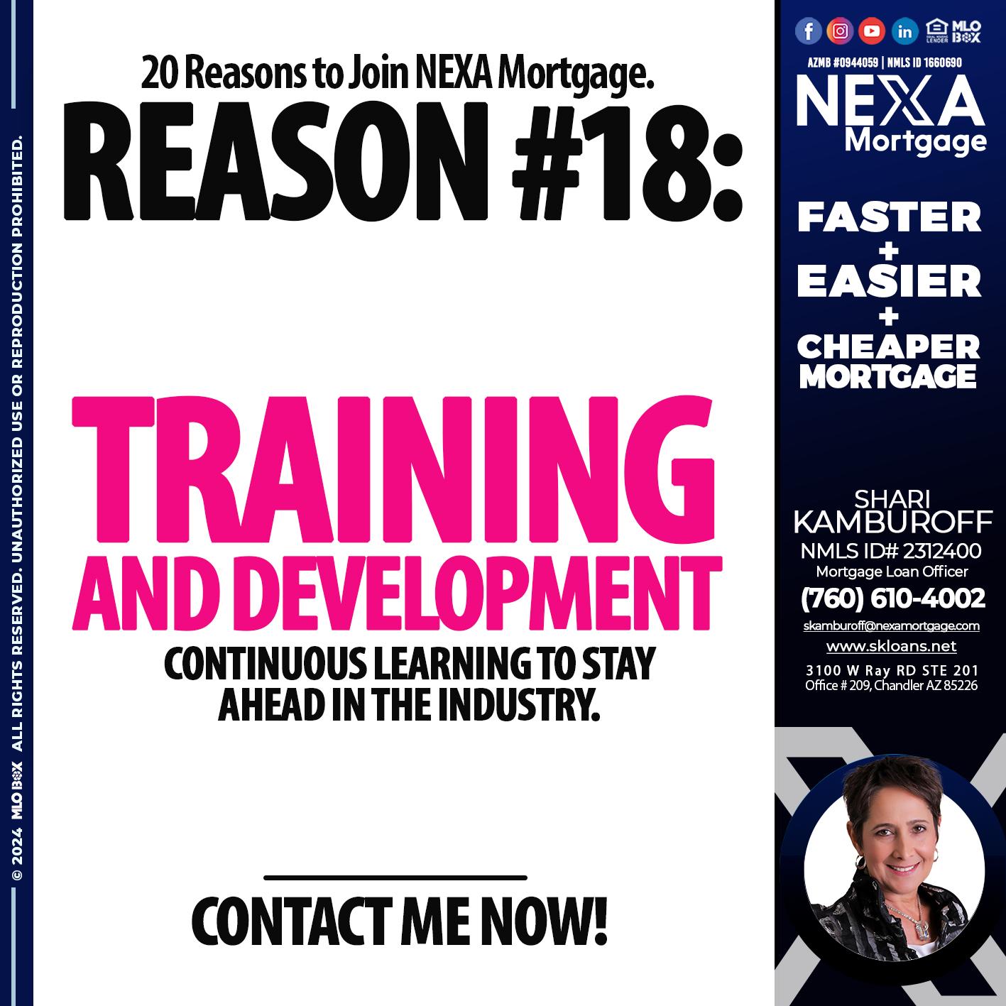 r18 - Shari Kamburoff -Mortgage Loan Officer