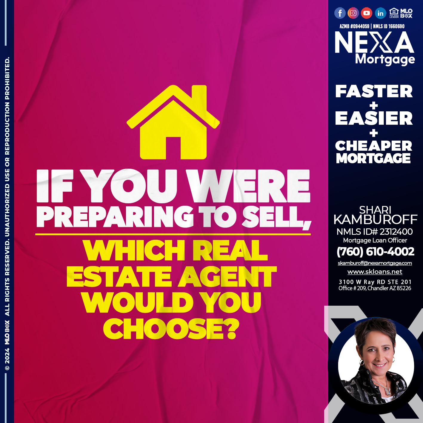 if you were - Shari Kamburoff -Mortgage Loan Officer