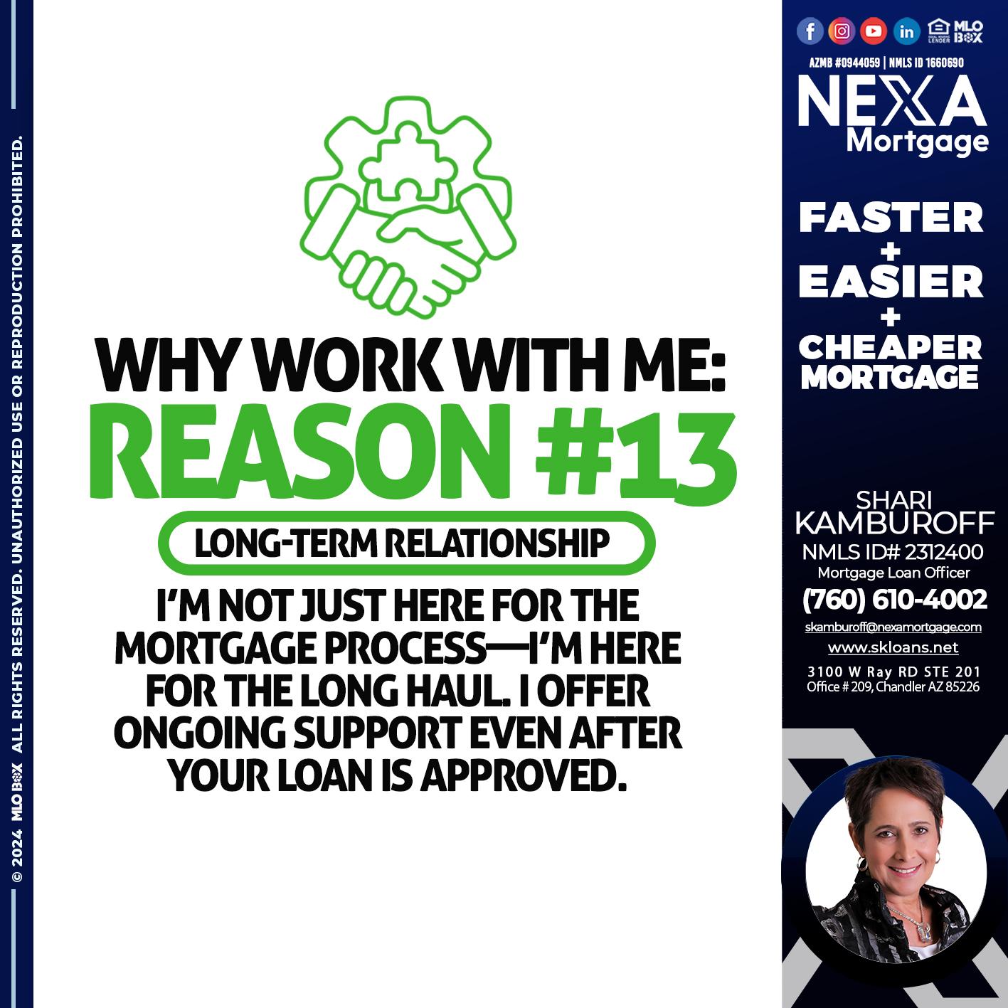 R13 - Shari Kamburoff -Mortgage Loan Officer