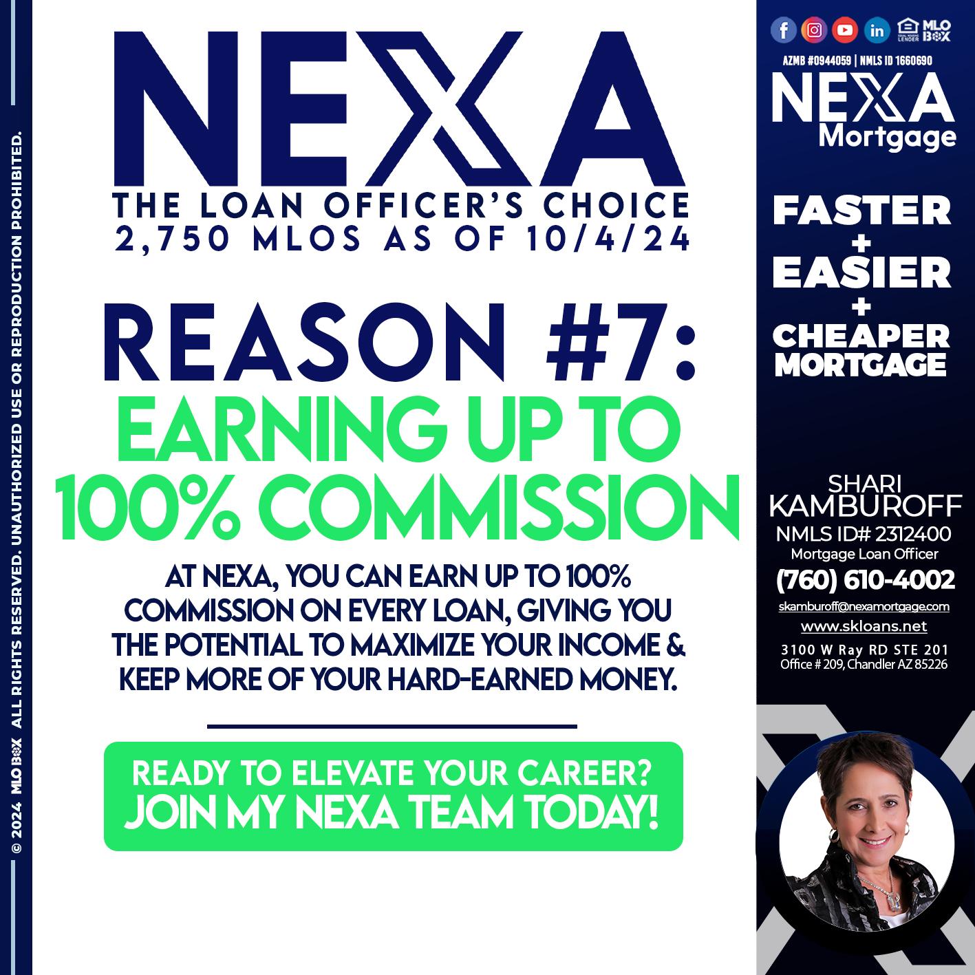 loan officer choice reason 7 - Shari Kamburoff -Mortgage Loan Officer