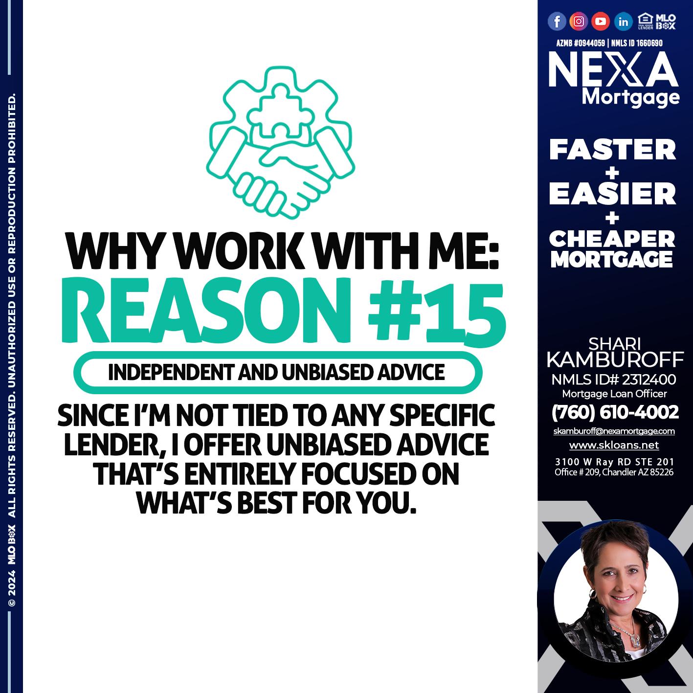 r15 - Shari Kamburoff -Mortgage Loan Officer