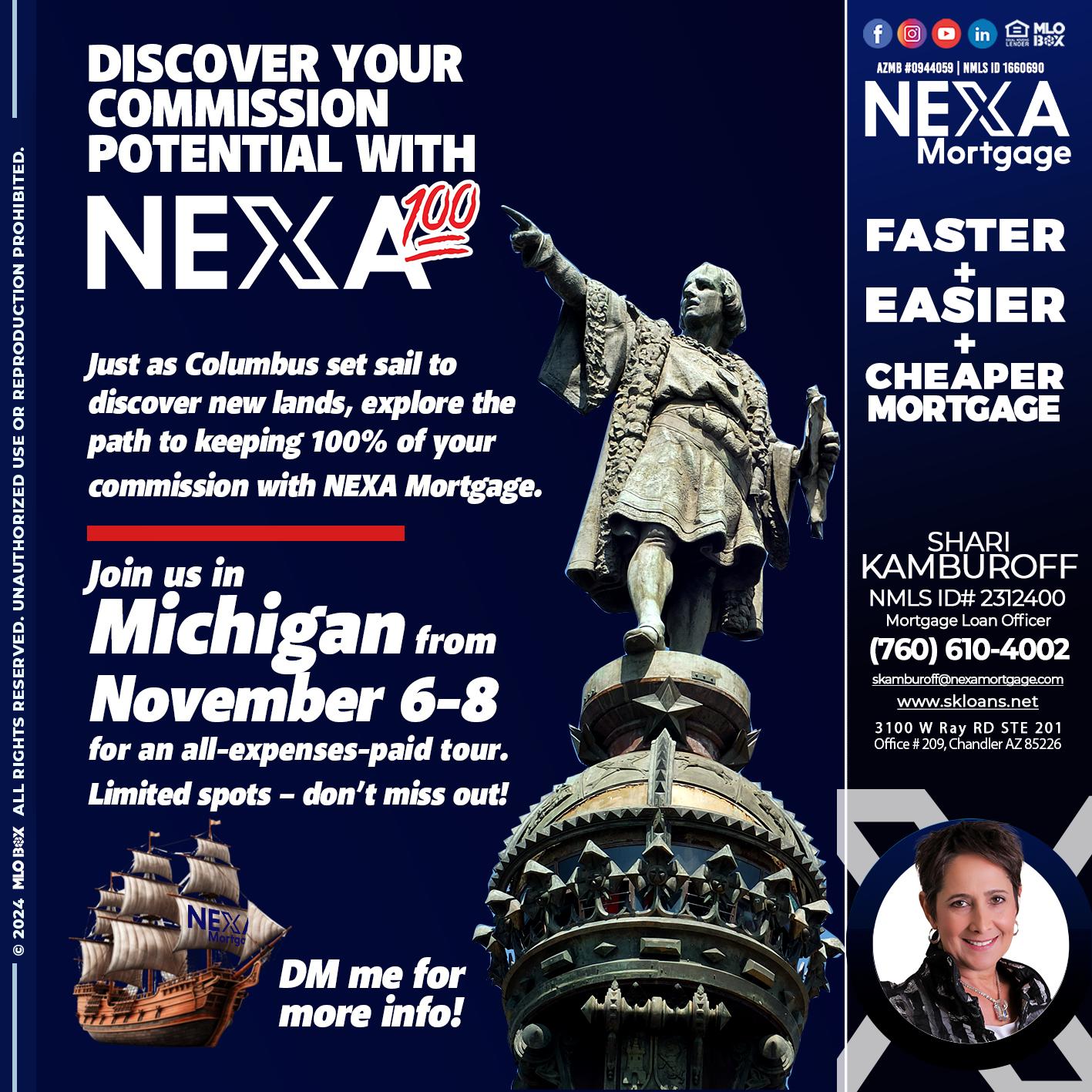 columbus day - Shari Kamburoff -Mortgage Loan Officer