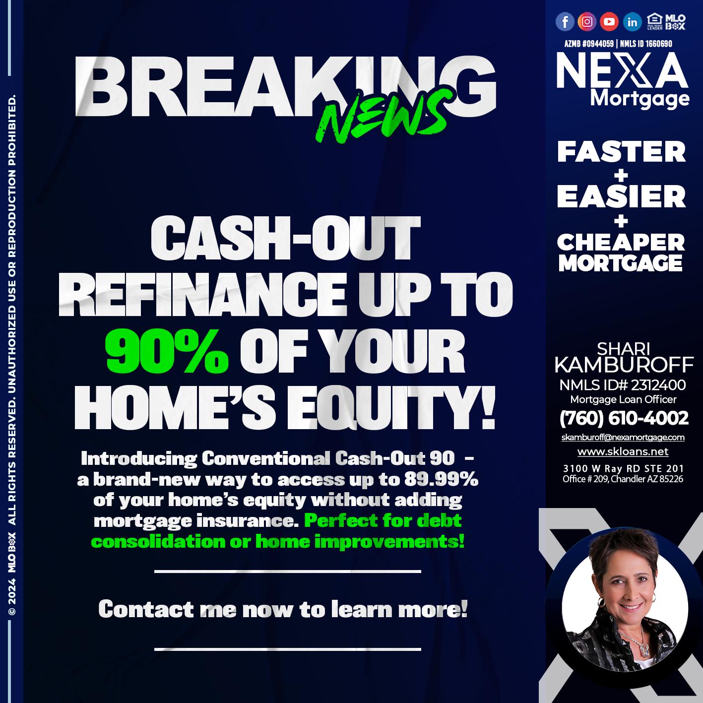 BREAKING NEWS - Shari Kamburoff -Mortgage Loan Officer