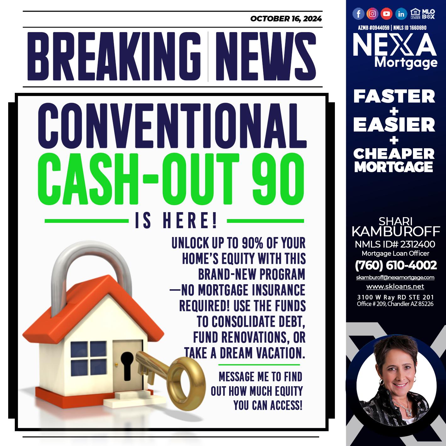 BREAKING NEWS - Shari Kamburoff -Mortgage Loan Officer