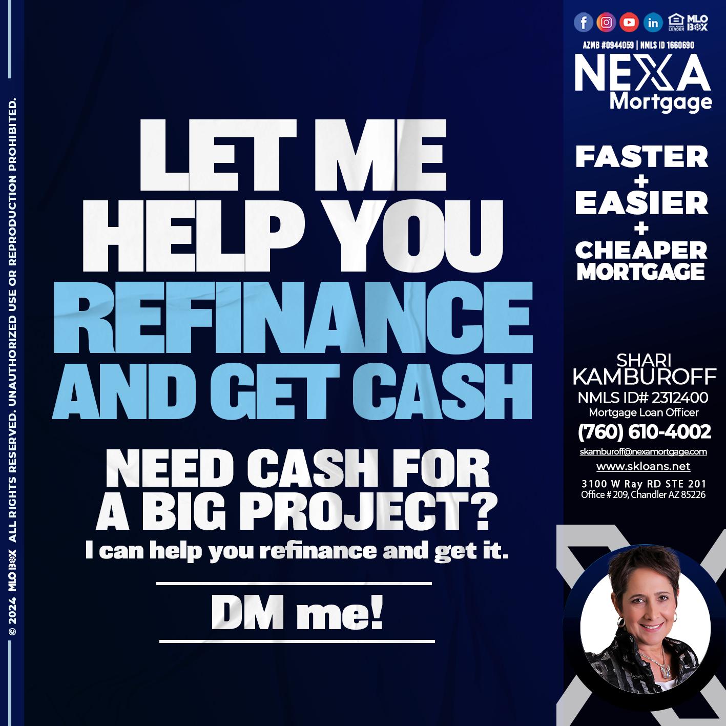 LET ME HELP YOU - Shari Kamburoff -Mortgage Loan Officer
