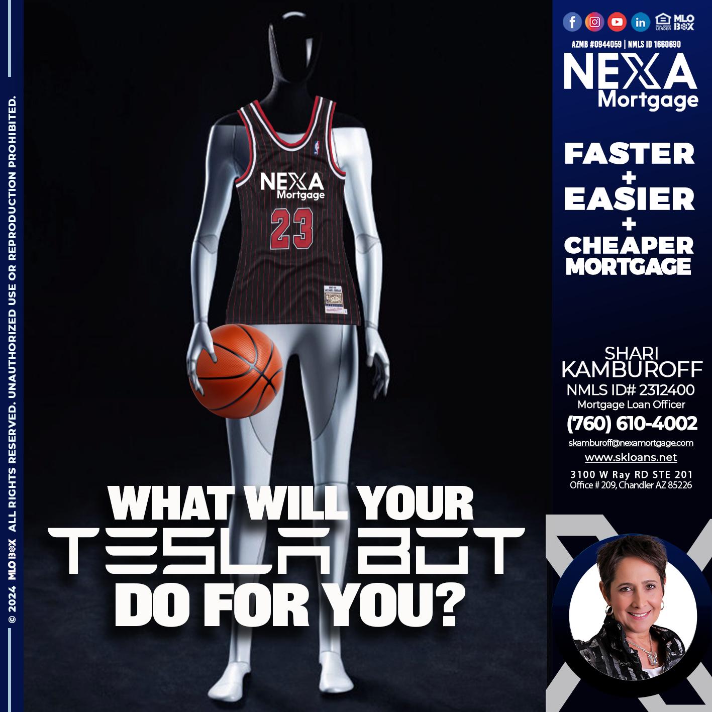 WHAT WILL YOUR - Shari Kamburoff -Mortgage Loan Officer