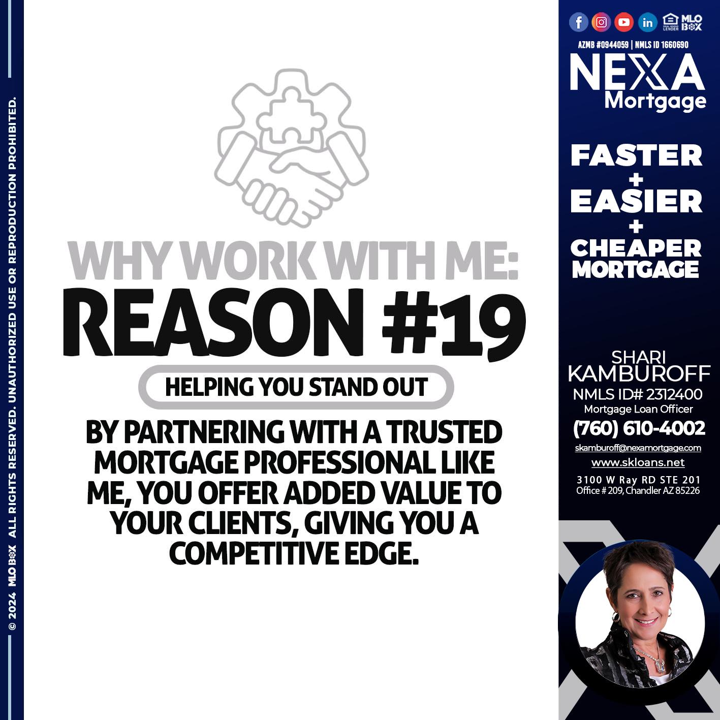 R19 - Shari Kamburoff -Mortgage Loan Officer