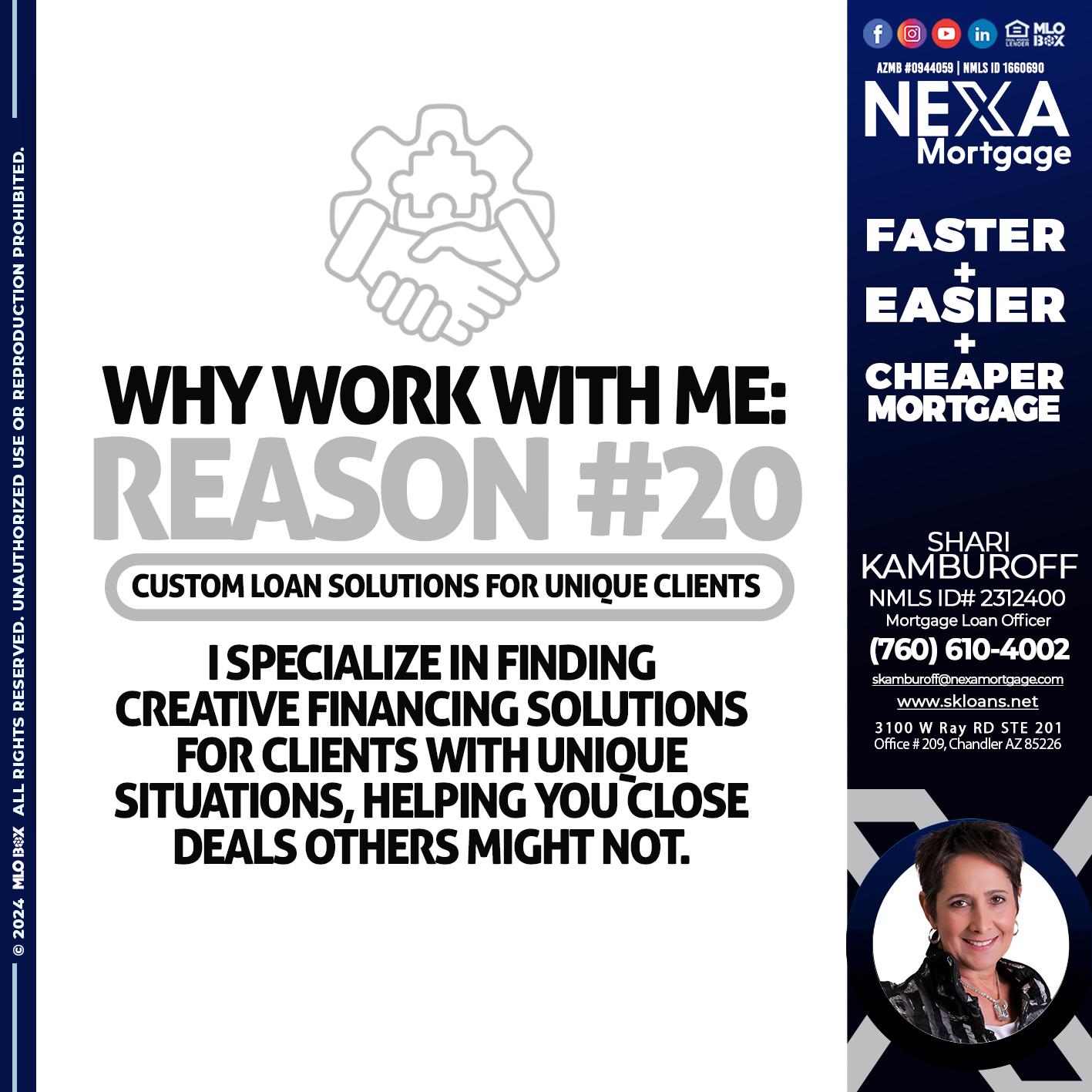 R20 - Shari Kamburoff -Mortgage Loan Officer