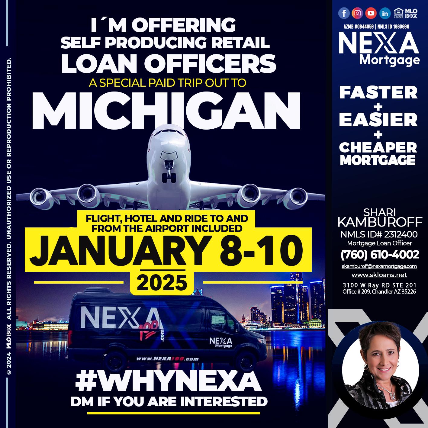 michigan trip - Shari Kamburoff -Mortgage Loan Officer