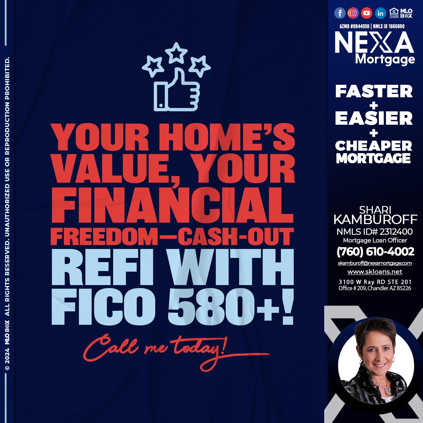 YOUR HOMES VALUE - Shari Kamburoff -Mortgage Loan Officer