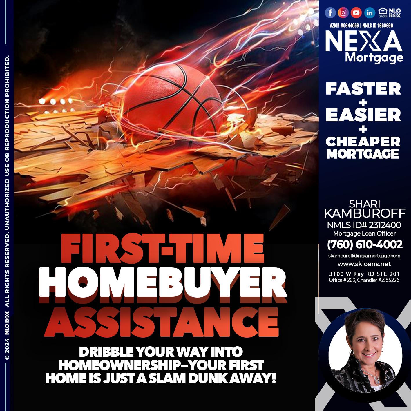 FIRST TIME HOME BUYER DP - Shari Kamburoff -Mortgage Loan Officer