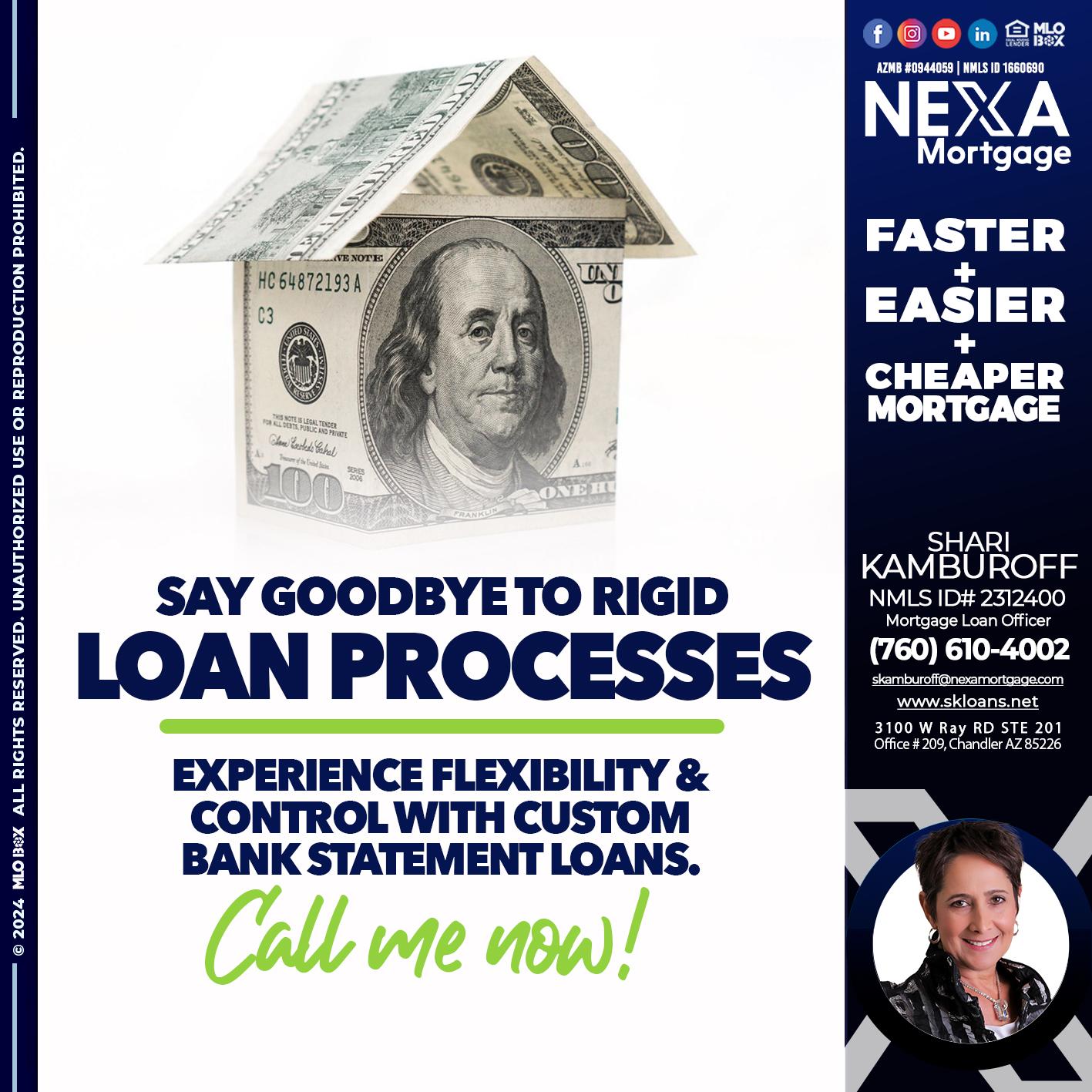 SAY GOODBYE - Shari Kamburoff -Mortgage Loan Officer