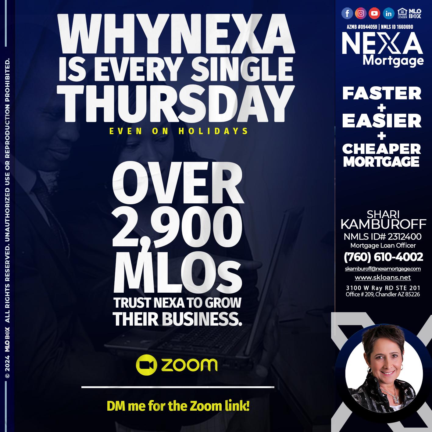 why nexa - Shari Kamburoff -Mortgage Loan Officer