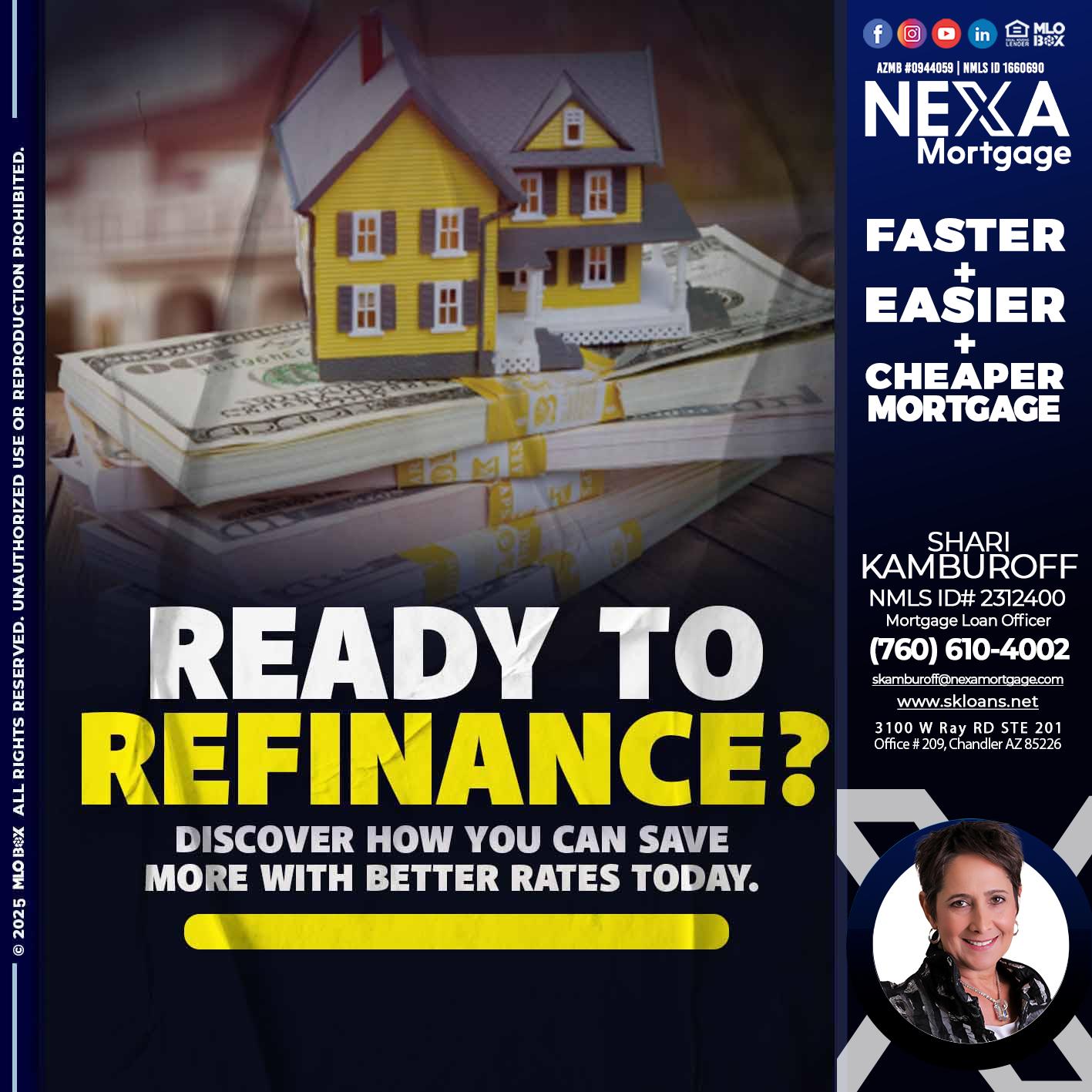ready to refinance? - Shari Kamburoff -Mortgage Loan Officer