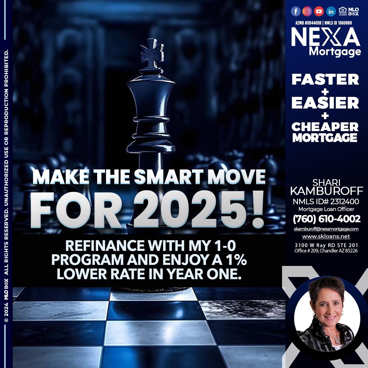 MAKE THE SMART MOVE - Shari Kamburoff -Mortgage Loan Officer